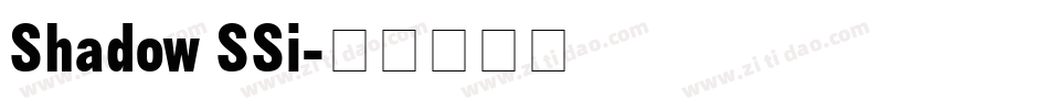 Shadow SSi字体转换